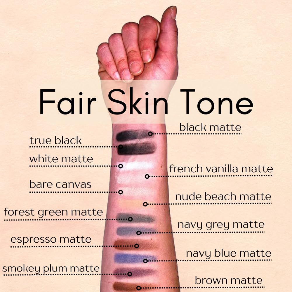 Pure Ziva Naked French Vanilla matte finish swatch shows subtle warmth for neutrals.