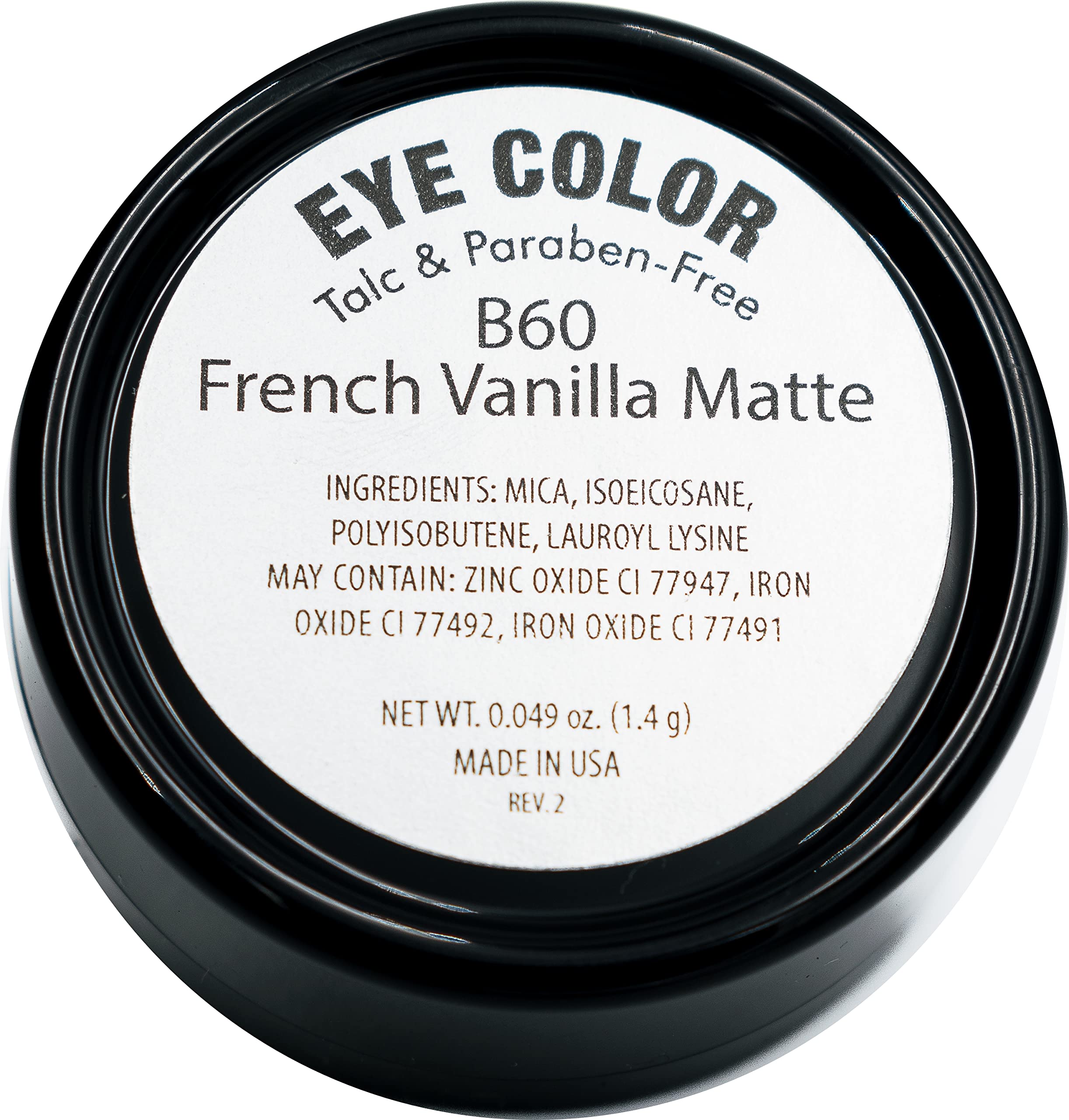 Pure Ziva Naked French Vanilla packaging highlights USA-made and vegan clean beauty.