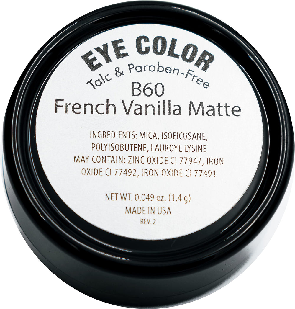 Pure Ziva Naked French Vanilla packaging highlights USA-made and vegan clean beauty.