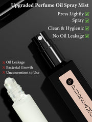 PUREAMOR Amber Vanilla top notes image emphasizes pear and pink pepper freshness.