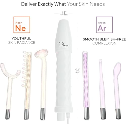 Pure Daily Care NuDerma Pro Argon bent wand for curved facial areas