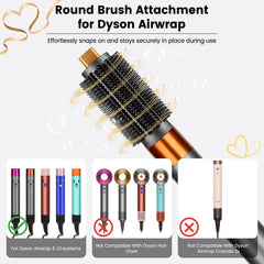 PUREGUST Airwrap-compatible brush fits HS01/HS05/HS08 for reliable styling.