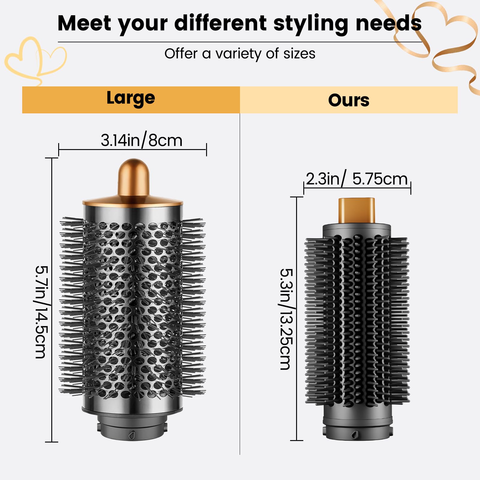 PUREGUST premium Dyson attachment for a salon-like home blowout.