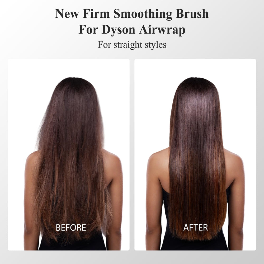 PUREGUST smoothing brush installs easily with Dyson Airwrap for faster styling sessions.