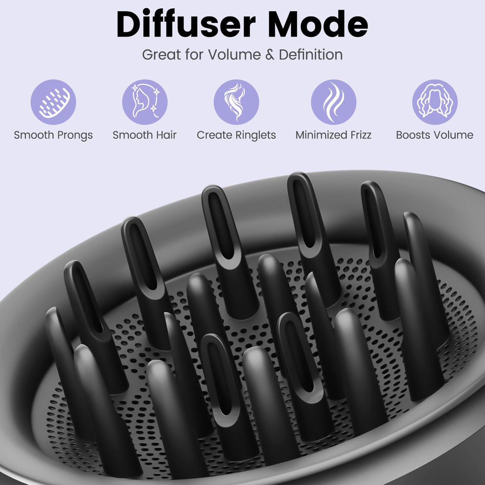 PureGUST Even heat diffusion ensures shine with reduced frizz across hair types.