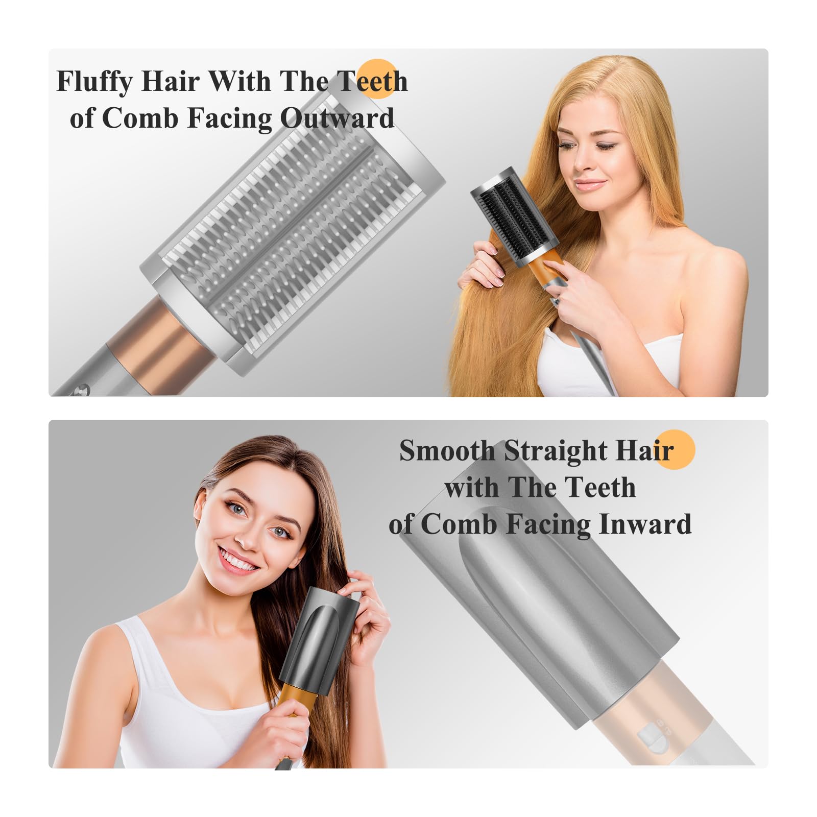 PUREGUST firm bristles deliver steady contact for frizz reduction and control.