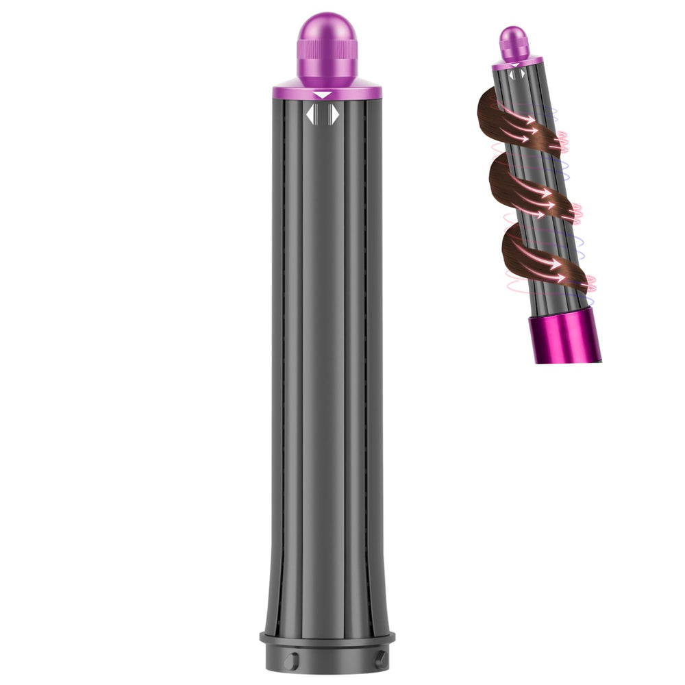 PUREGUST long hair barrel rose closeup shows precise design for smooth, defined curls.
