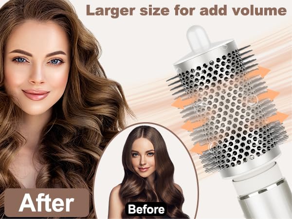 PureGUST round brush attachment care guide showcase for durable performance