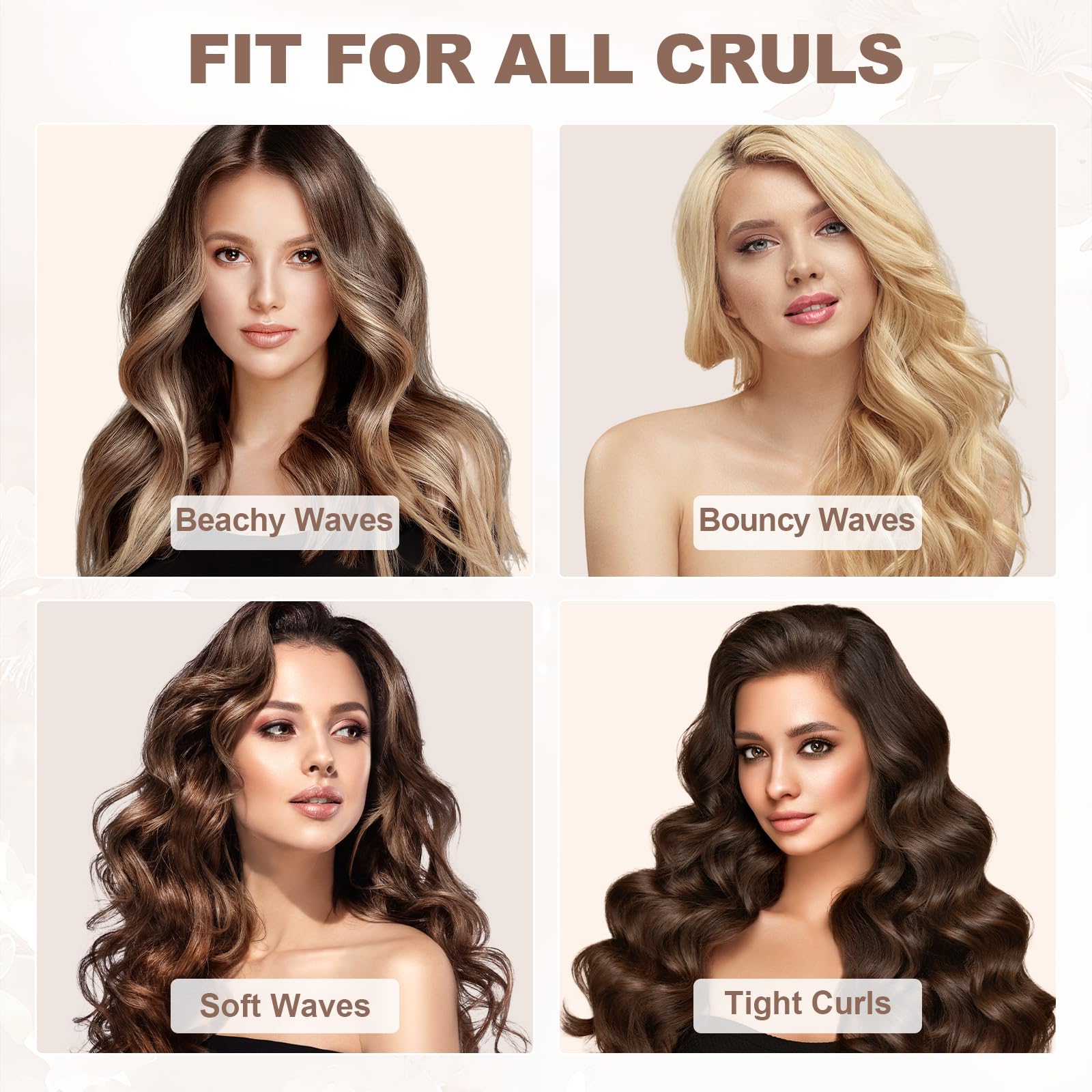 PureGUST round brush attachment easy-clip connection for quick styling sessions
