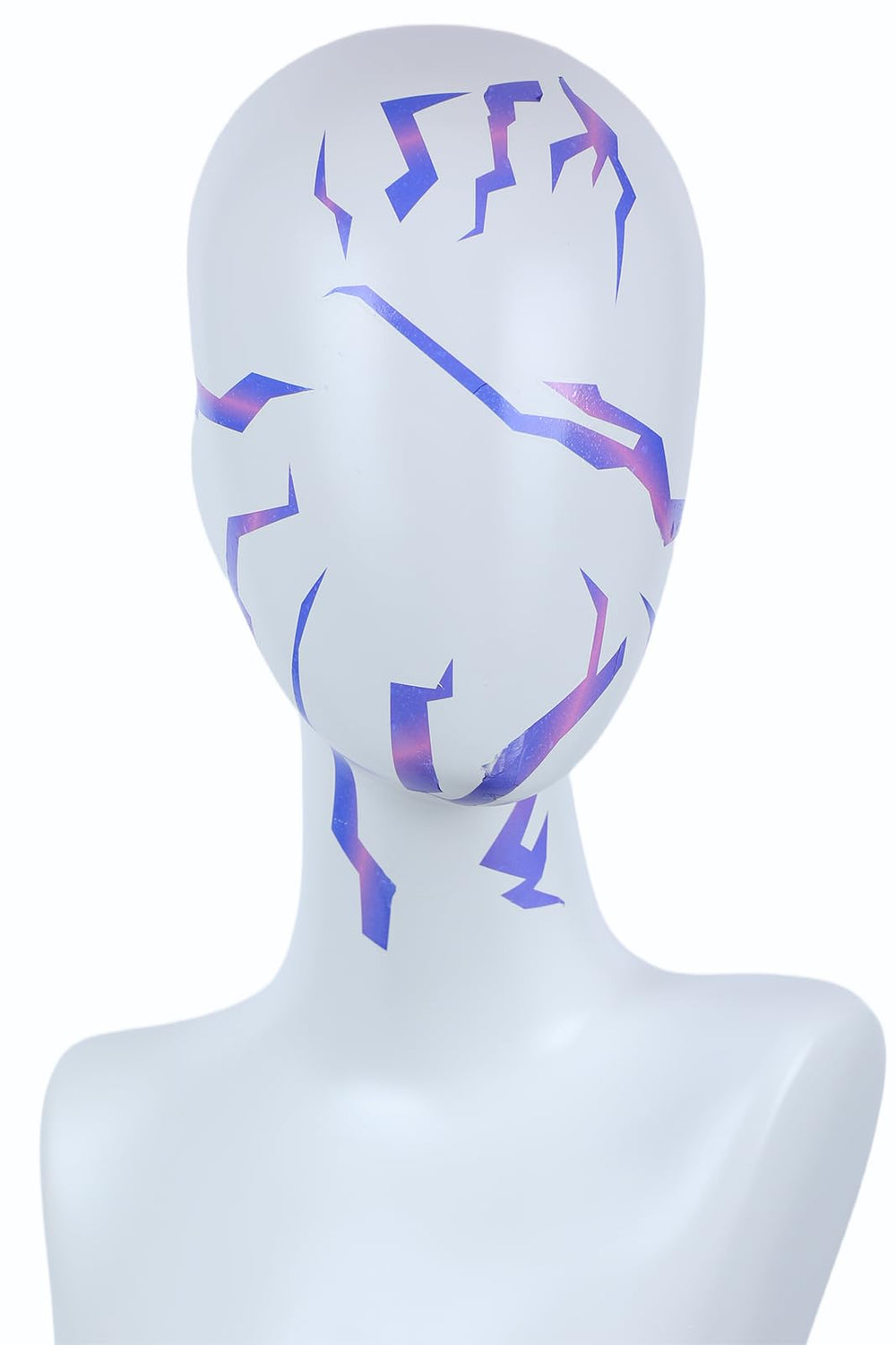 Purehair purple-ombre-tattoo cosplay-costume pairs with wigs for authentic look.