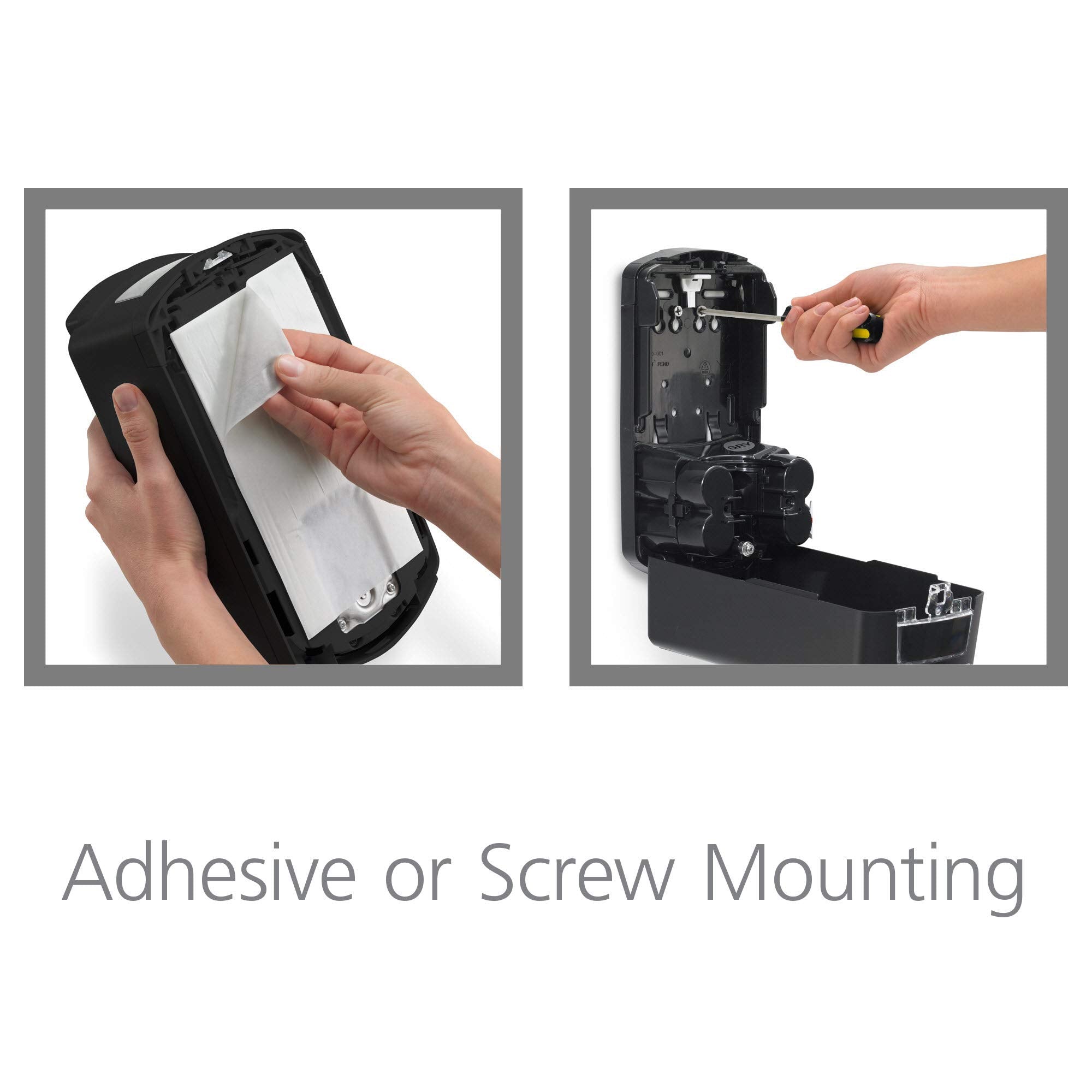 Purell LTX-12 battery compartment illustrates easy maintenance in busy facilities.