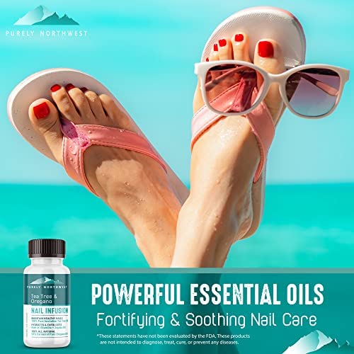 Purely Northwest sandal-ready feet image suggests ready-for-summer confidence and comfort
