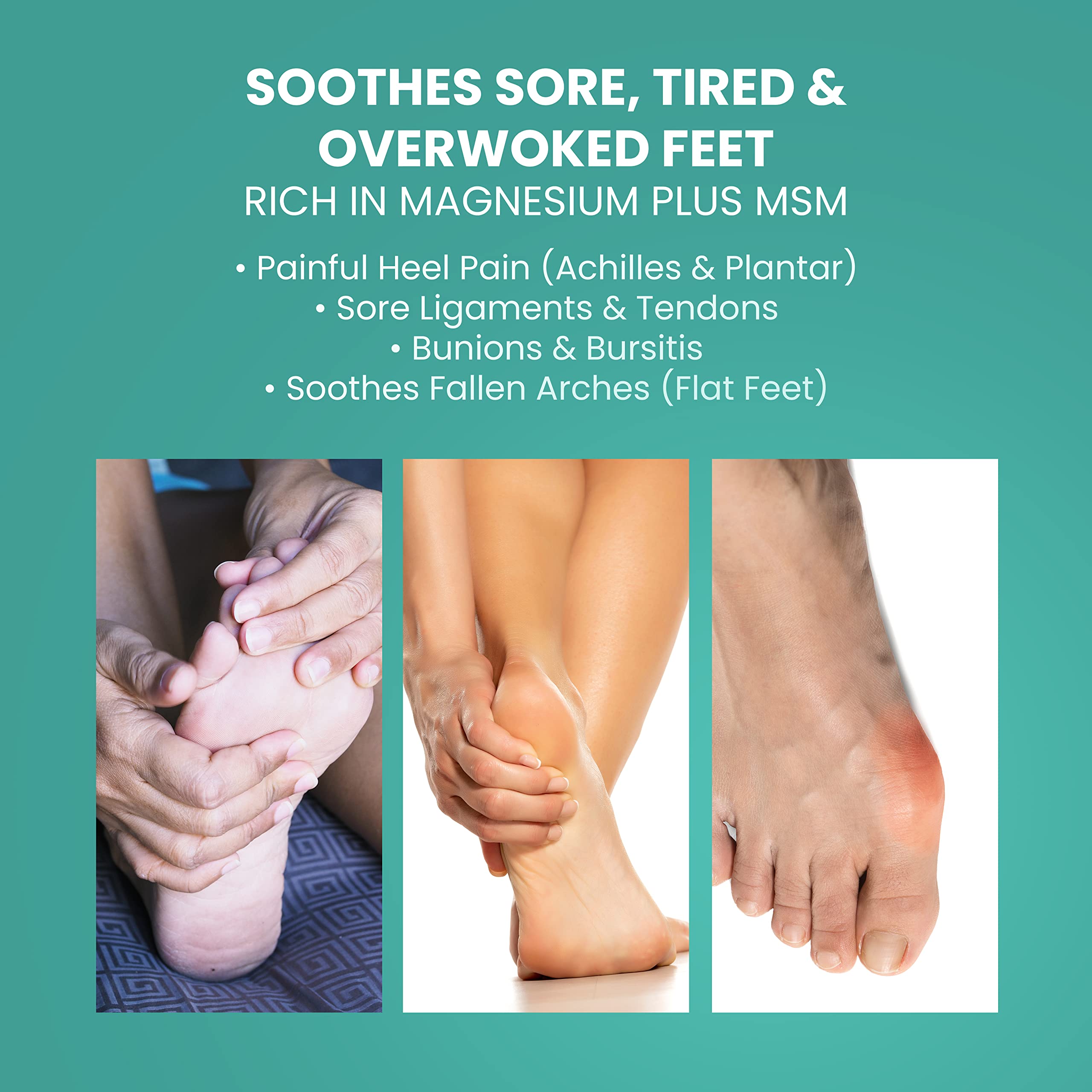 Purely Northwest Tea Tree Peppermint Foot Soak scent emphasizes refreshing, natural aroma.