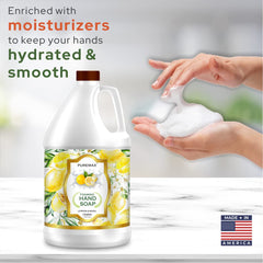 Puremax 1-gallon refill highlights eco-friendly bulk soap option