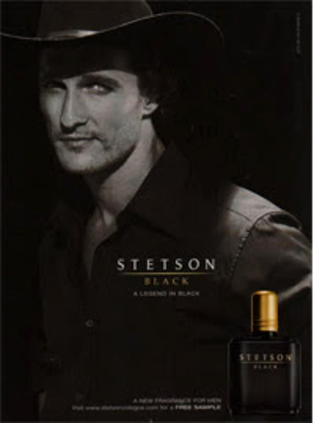 PureScents Stetson Black spice notes graphic hints at warm, cozy evenings.