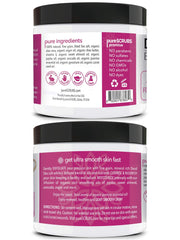 PureSCRUBS jasmine loofah pad highlights gentle exfoliation for smoother skin