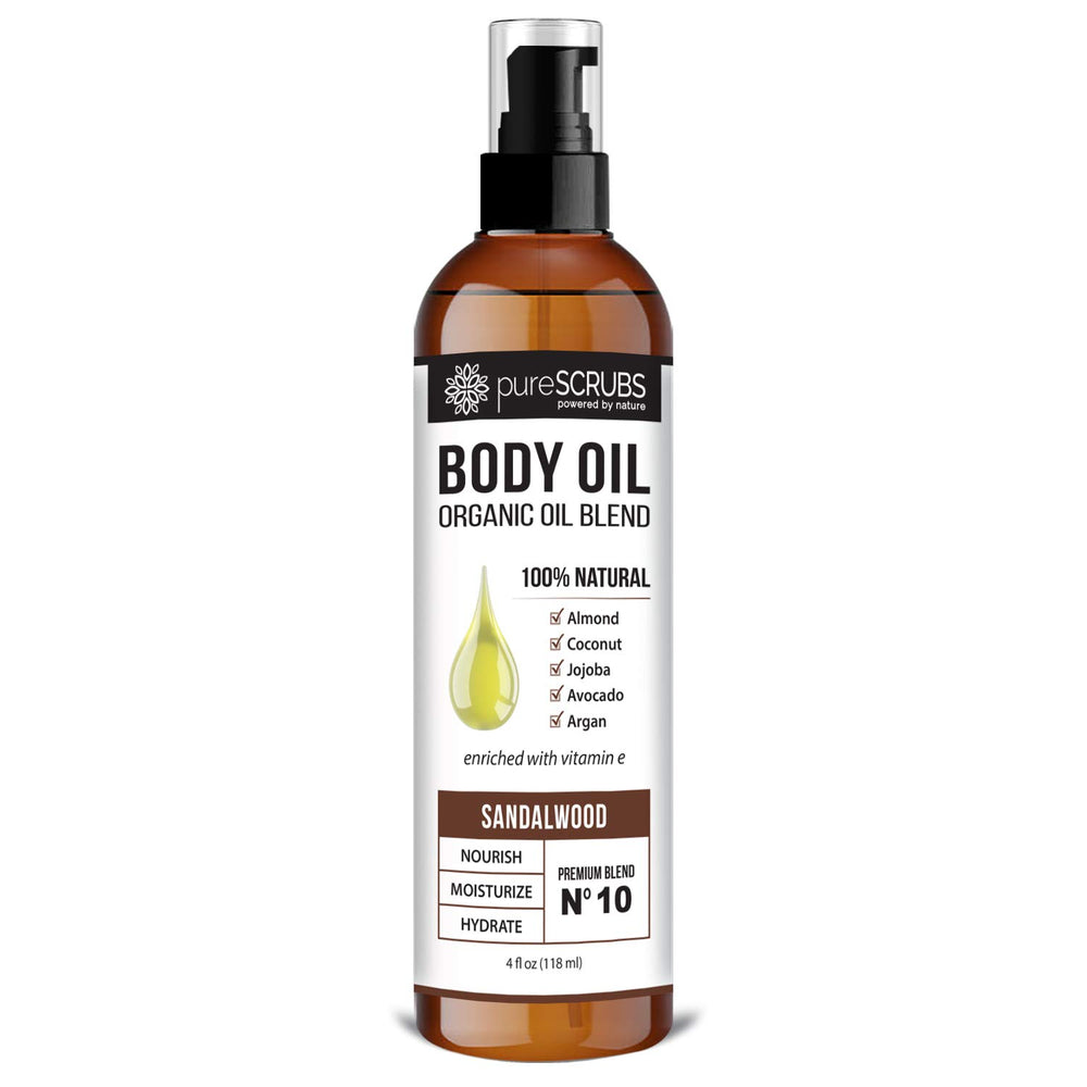 purescrubs aceite corporal sandalo: aroma envolvente e hidratación para la piel.