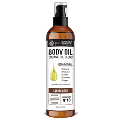 purescrubs aceite corporal sandalo: aroma envolvente e hidratación para la piel.