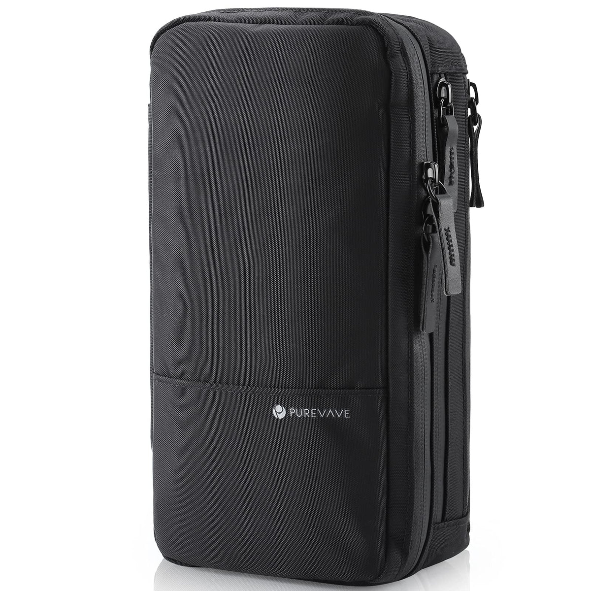 Purevave compact mens toiletry bag front compartments for on-the-go organization