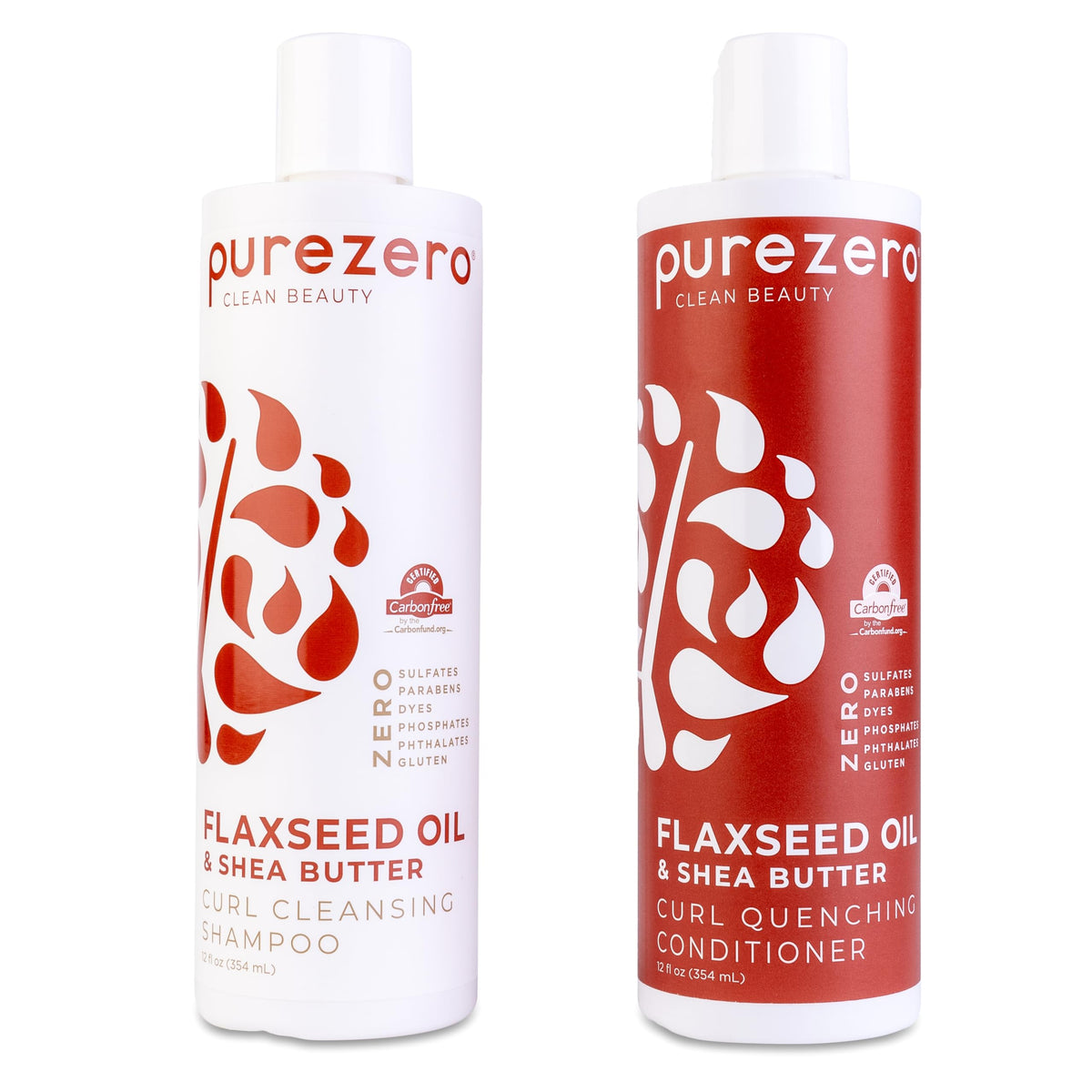 Purezero flaxseed oil and shea butter shampoo lather close-up for hydrated curls