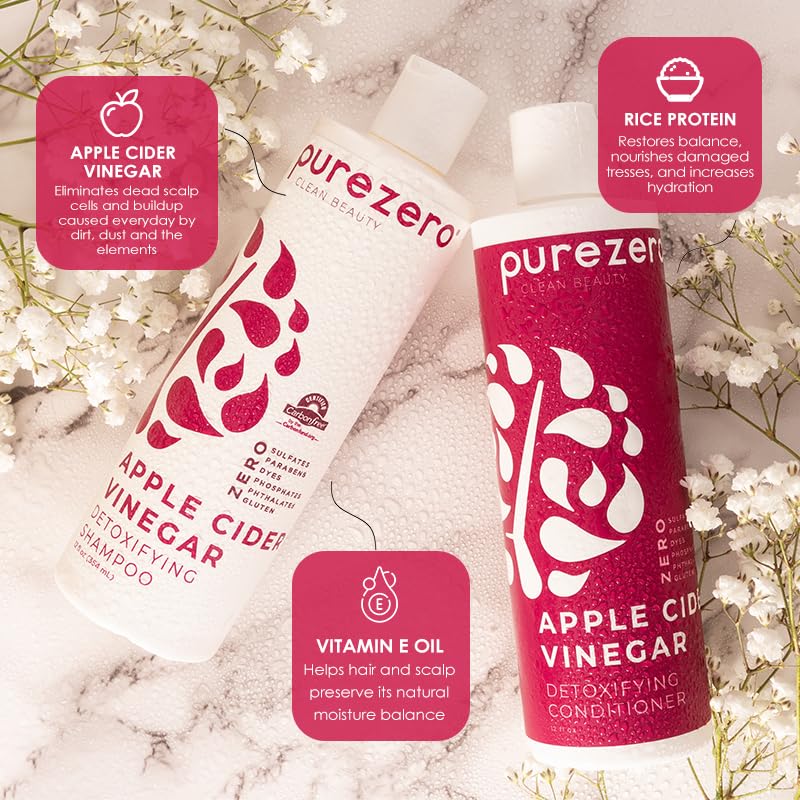 Purezero hair-glow after-use shows smooth, hydrated strands.