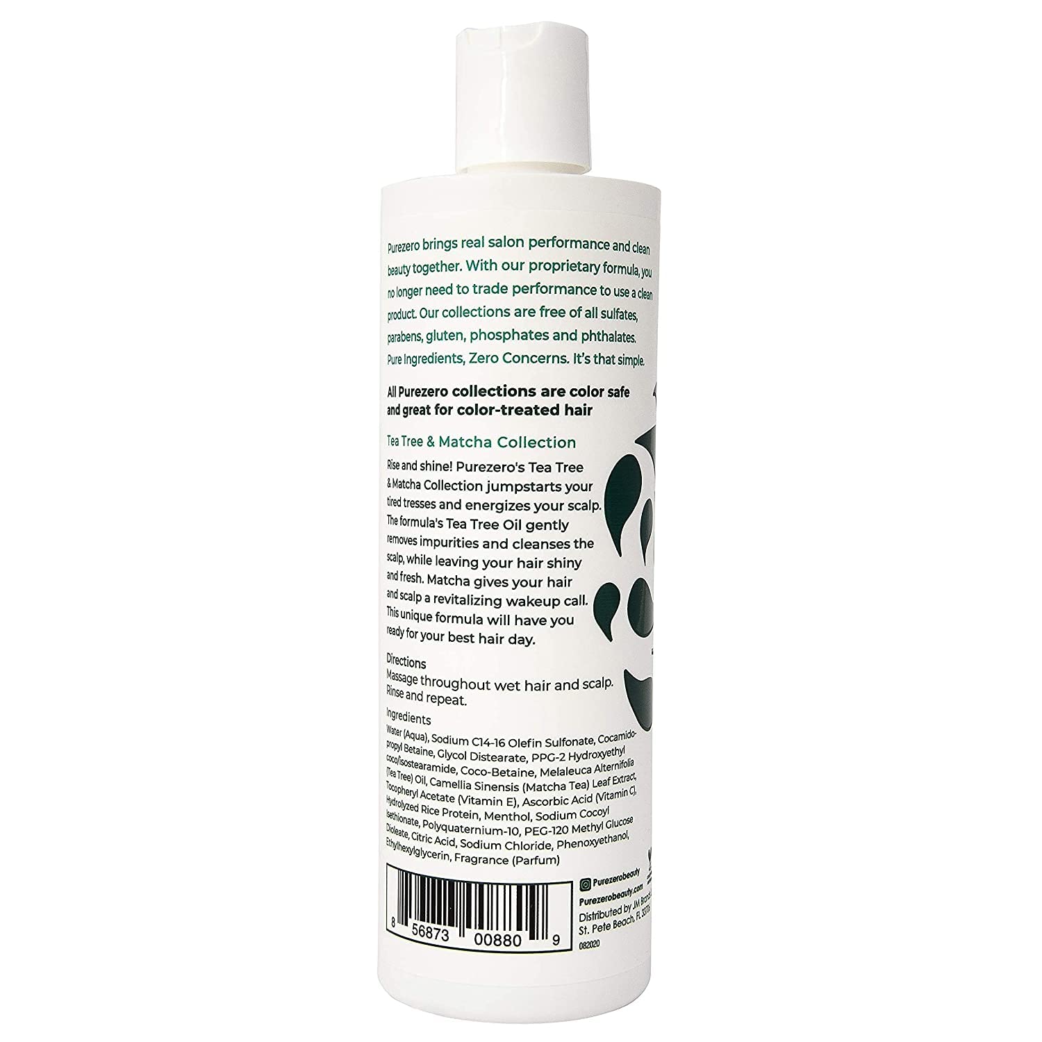 Purezero packaging highlights salon-inspired performance for daily refresh.
