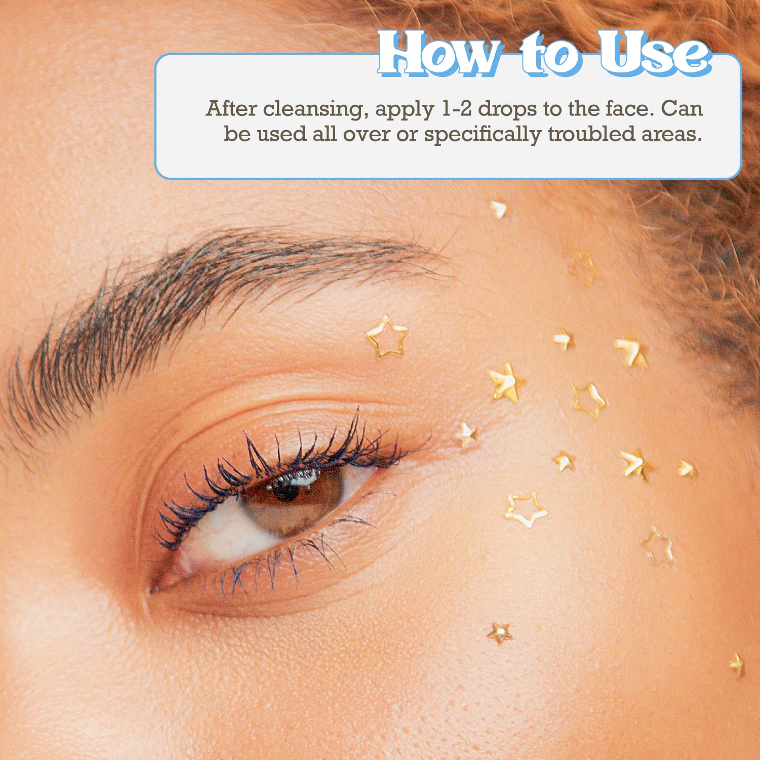 Purifect CEO of H2O serum in-use on shelf suggests minimal residue and fast absorption.