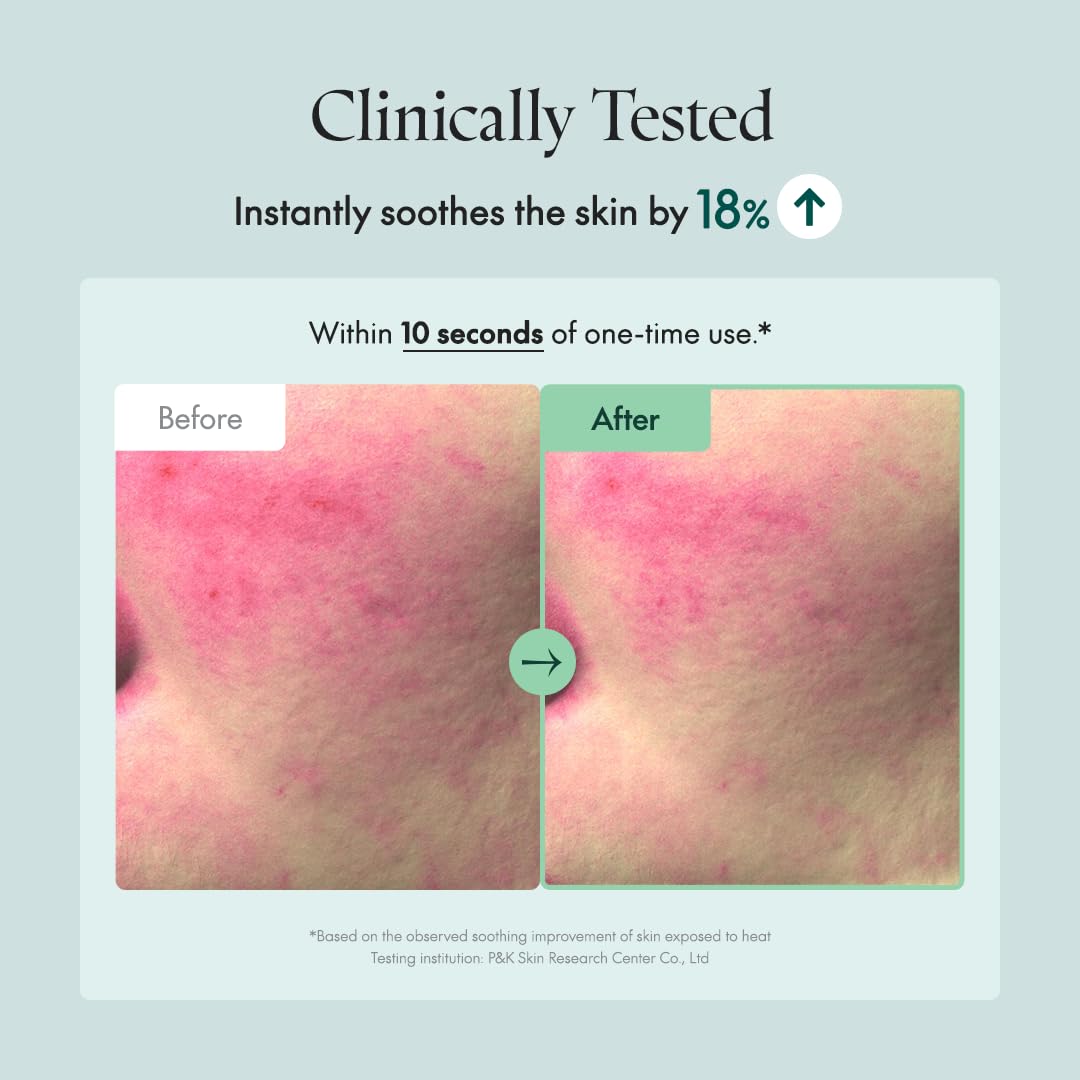 PURITO Centella Serum application scene suggesting soothing post-cleansing skincare ritual.