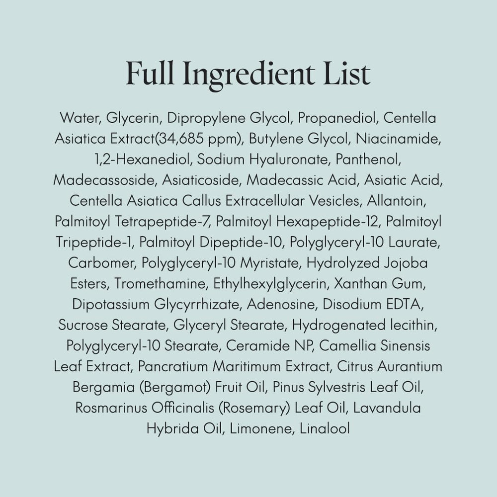PURITO Centella Serum on countertop illustrating a daily-balanced complexion routine.