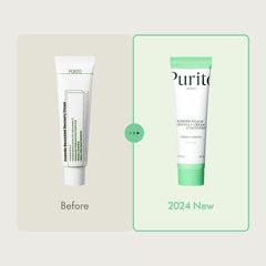 Purito Centella Unscented Cream packaging signals a gentle, unscented formula for daily care