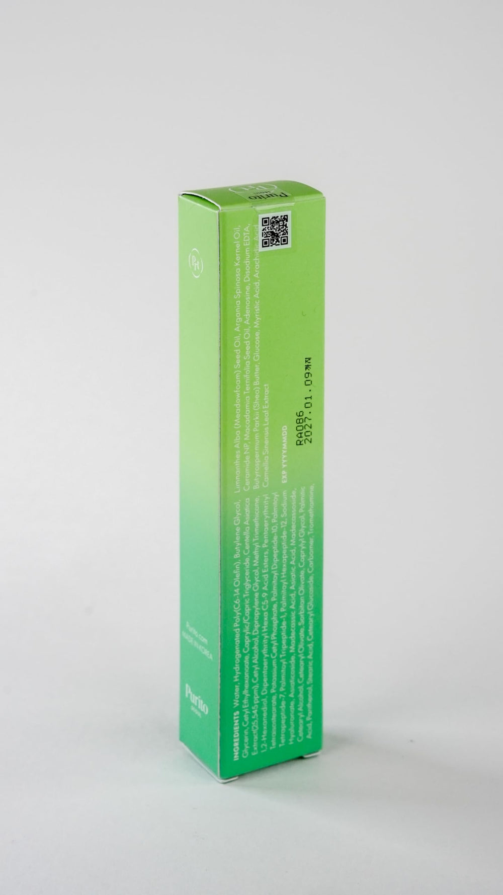 PURITO Centella Unscented Eye Cream vegan-cruelty-free symbol signals ethical skincare choice.