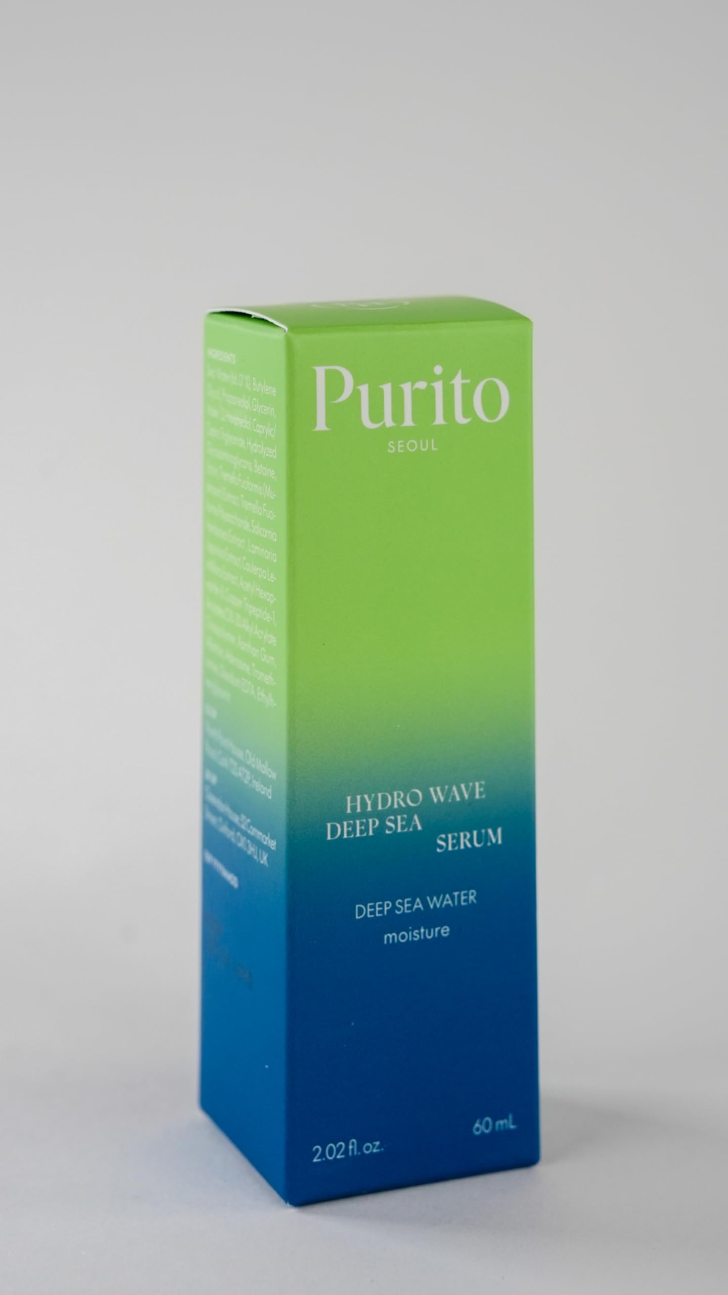 PURITO Deep Sea Serum ready for daily routine as a hydrating layer.