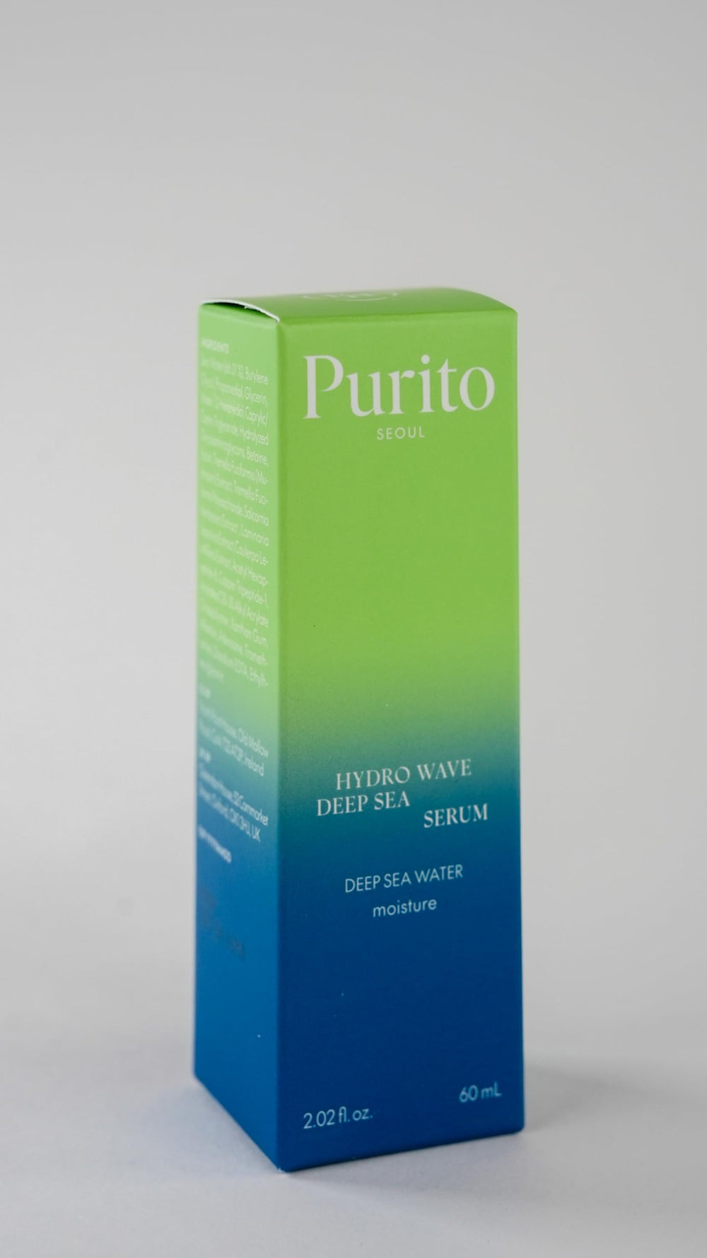 PURITO Deep Sea Serum ready for daily routine as a hydrating layer.
