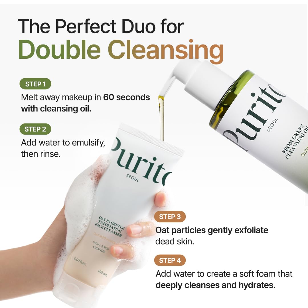 PURITO From Green Cleansing Oil 6.76 fl oz bottle on shelf