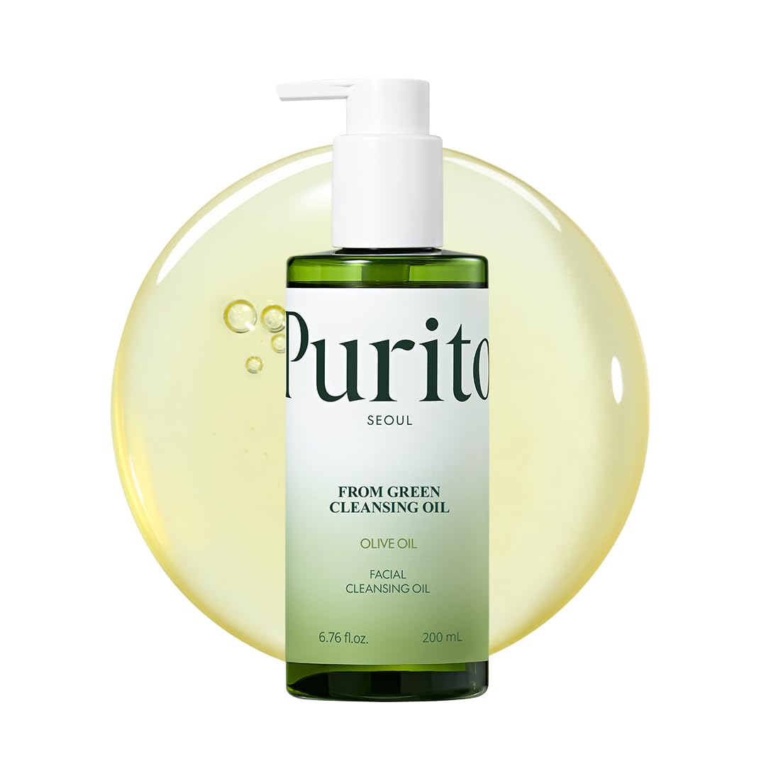 PURITO From Green Cleansing Oil bottle front view for fragrance-free makeup removal