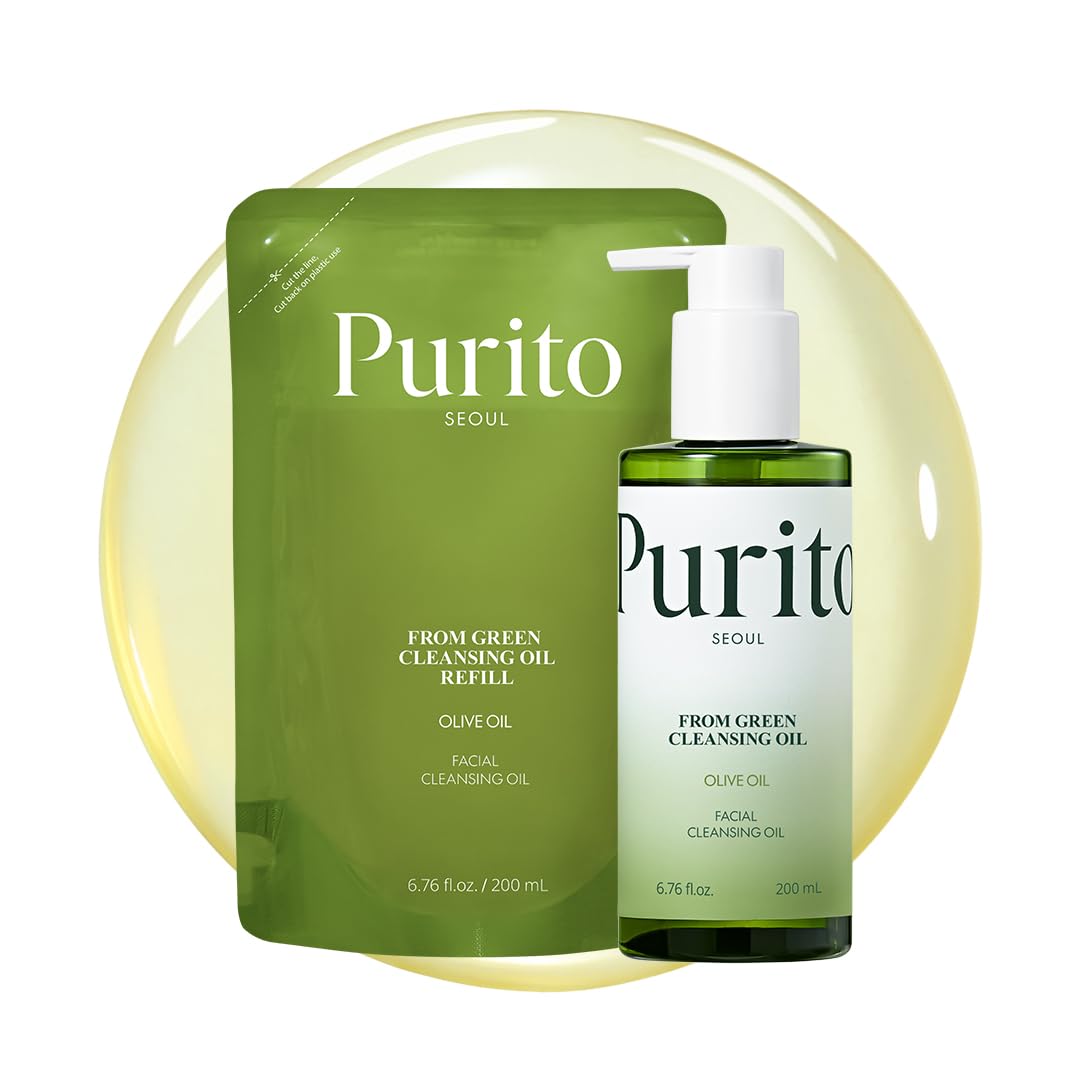 Purito From Green Cleansing Oil Set original bottle for gentle makeup removal.