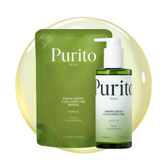 Purito From Green Cleansing Oil Set original bottle for gentle makeup removal.
