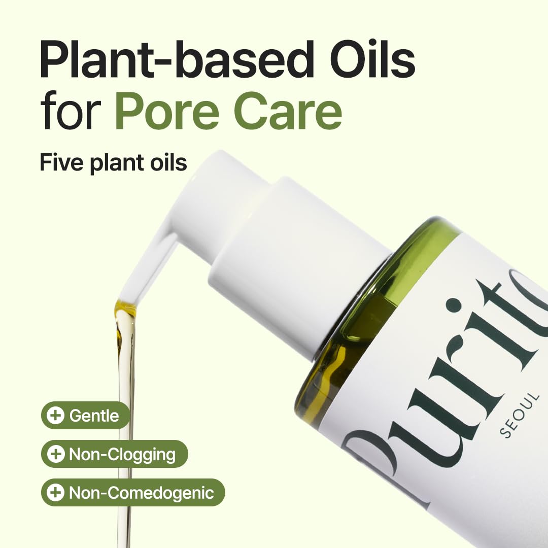Purito From Green Cleansing Oil Set packaging on shelf signaling fragrance-free vegan care.