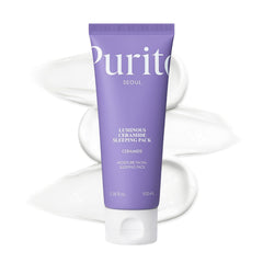 Purito Luminous Ceramide Sleeping Pack bottle for overnight barrier support