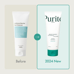 PURITO Mighty Bamboo Panthenol Cleanser gel texture illustrating gentle daily cleansing