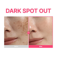 PURITO Niacinamide 10% label closeup highlighting brightening benefits.