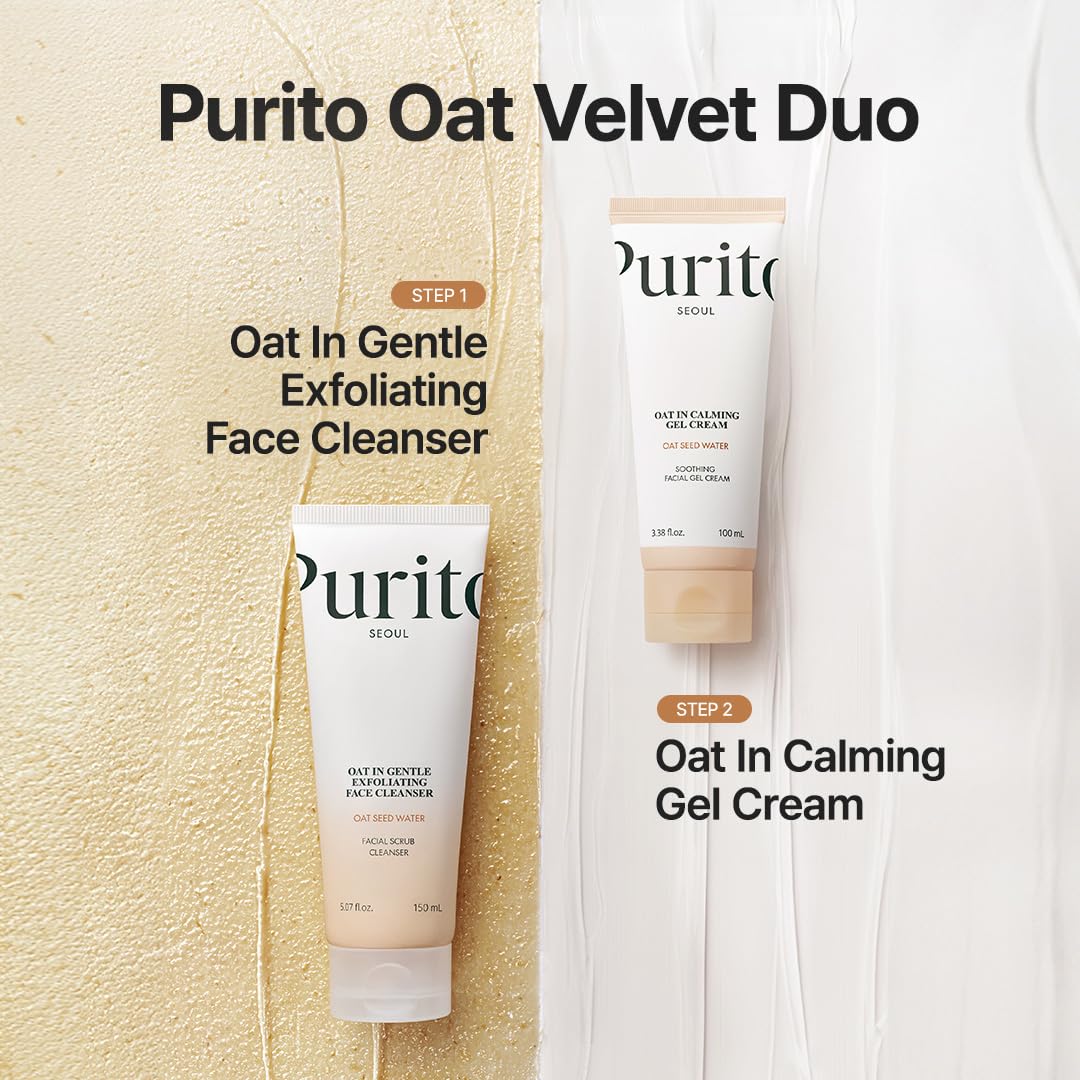 PURITO Oat In Calming Gel Cream non-comedogenic hydration without clogging pores