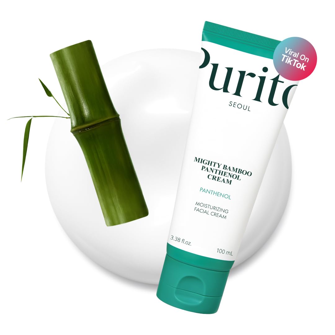 PURITO Panthenol 10% Post-Acne Cream tube for easy daily application and gentle barrier support.