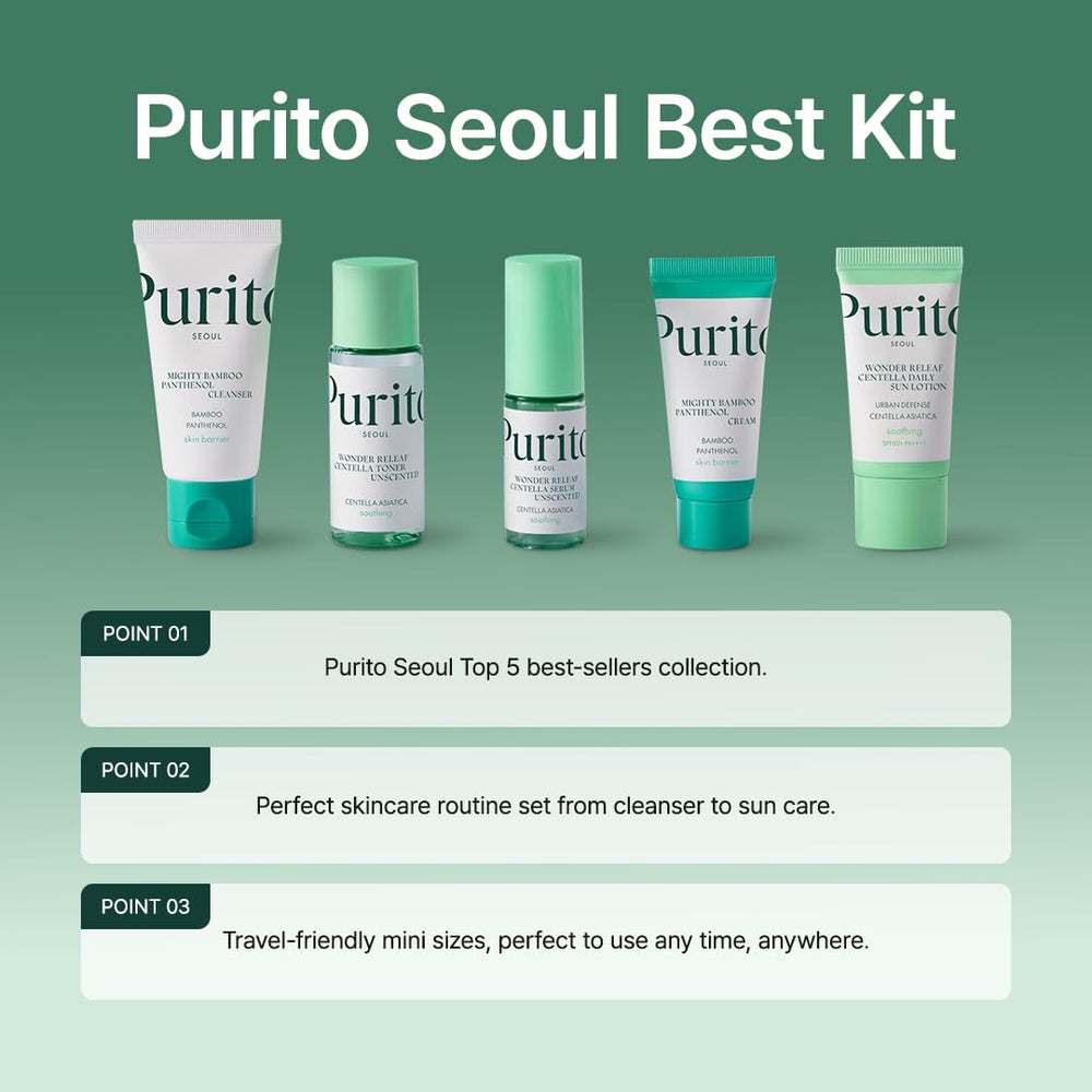 Purito Seoul Best Kit gift-ready box—appealing packaging for gifting skincare lovers.
