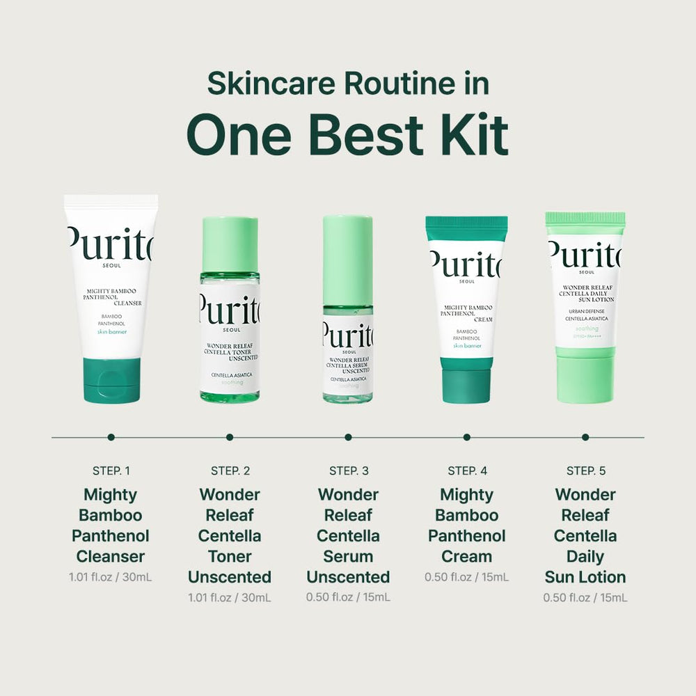 Purito Seoul Best Kit outer packaging—travel-friendly and giftable.