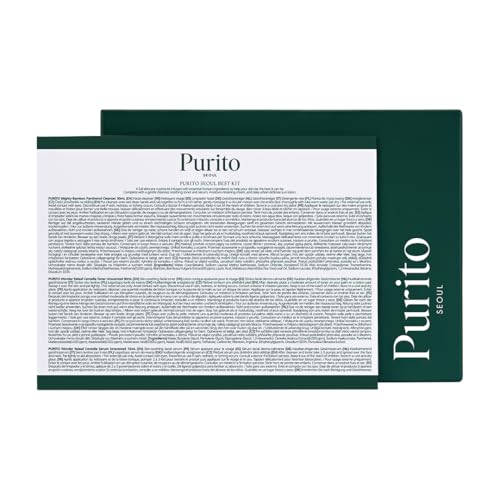 Purito Seoul Best Kit serum dropper—calm and prep the skin for routine steps.
