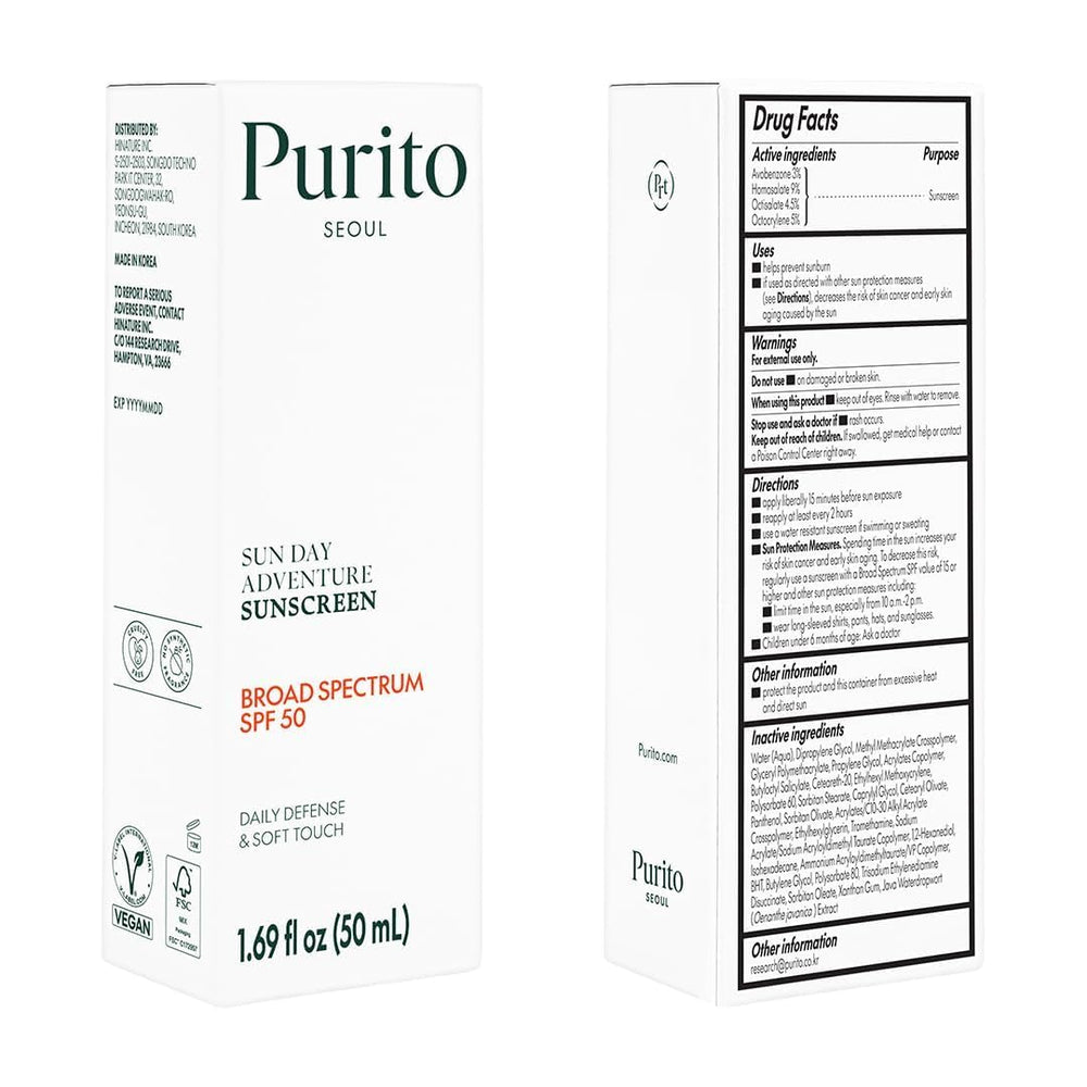 PURITO radiant finish without heaviness for natural glow.