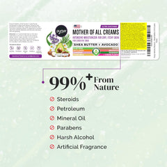 Puriya Intensive Moisturizer aloe vera jojoba oil creamy texture for sensitive skin.
