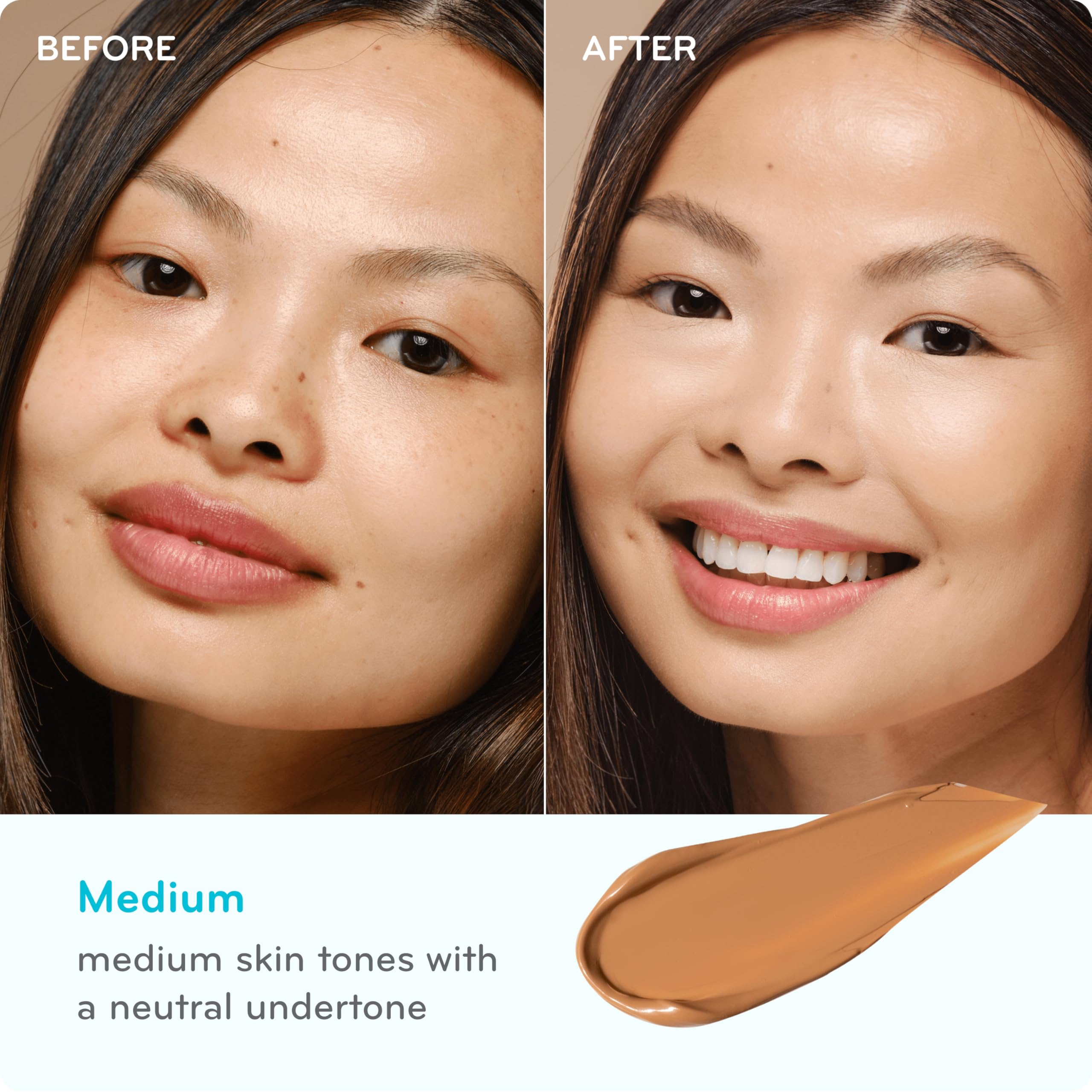 Purlisse Perfect Glow BB Cream with SPF 30 swatch showing protection and radiant skin.