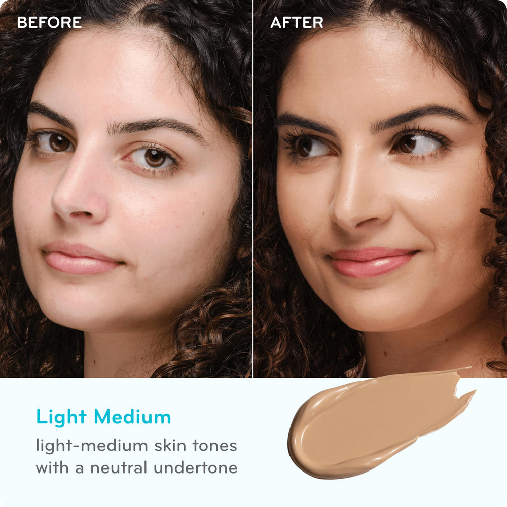 Purlisse Silk Glow BB Base Primer image shows prep for smoother application.
